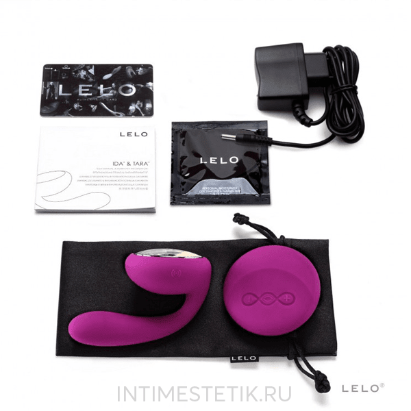 Вибромассажер для пар Ida (LELO) - Розовый