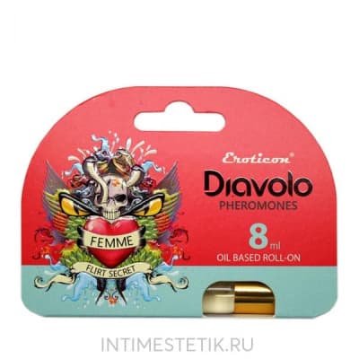 Эфирное масло с феромонами Diavolo (для женщин), 8 мл - Аромат Flirt Secret (философия Euphoria Calvin Klein) Эфирное масло с феромонами Diavolo (для женщин), 8 мл - Аромат Flirt Secret (философия Euphoria Calvin Klein)