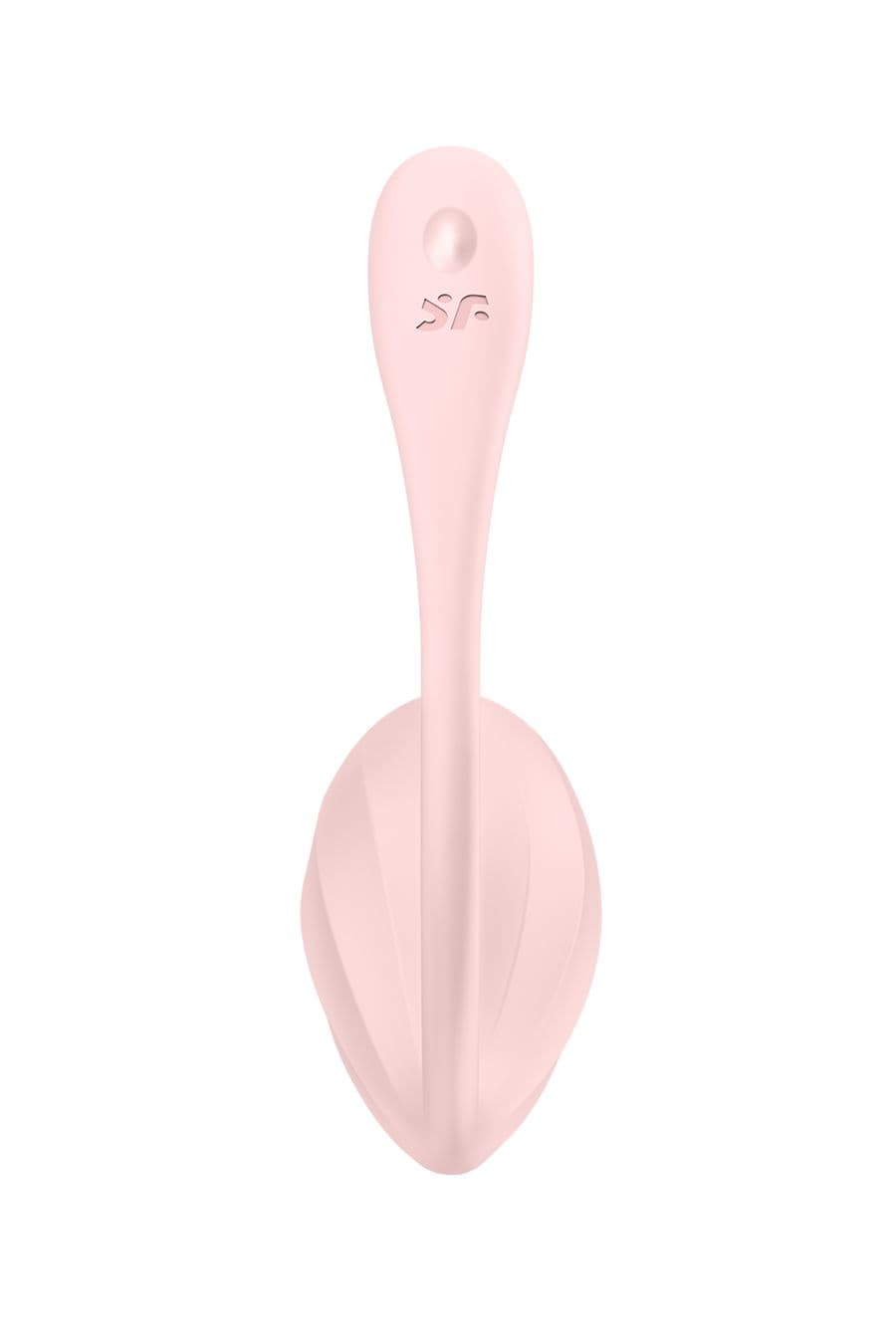 Satisfyer Ribbed Petal - виброяйцо со смарт-управлением - Розовый