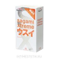 Ультратонкие презервативы SAGAMI Xtreme 0.04 мм, 15 шт.