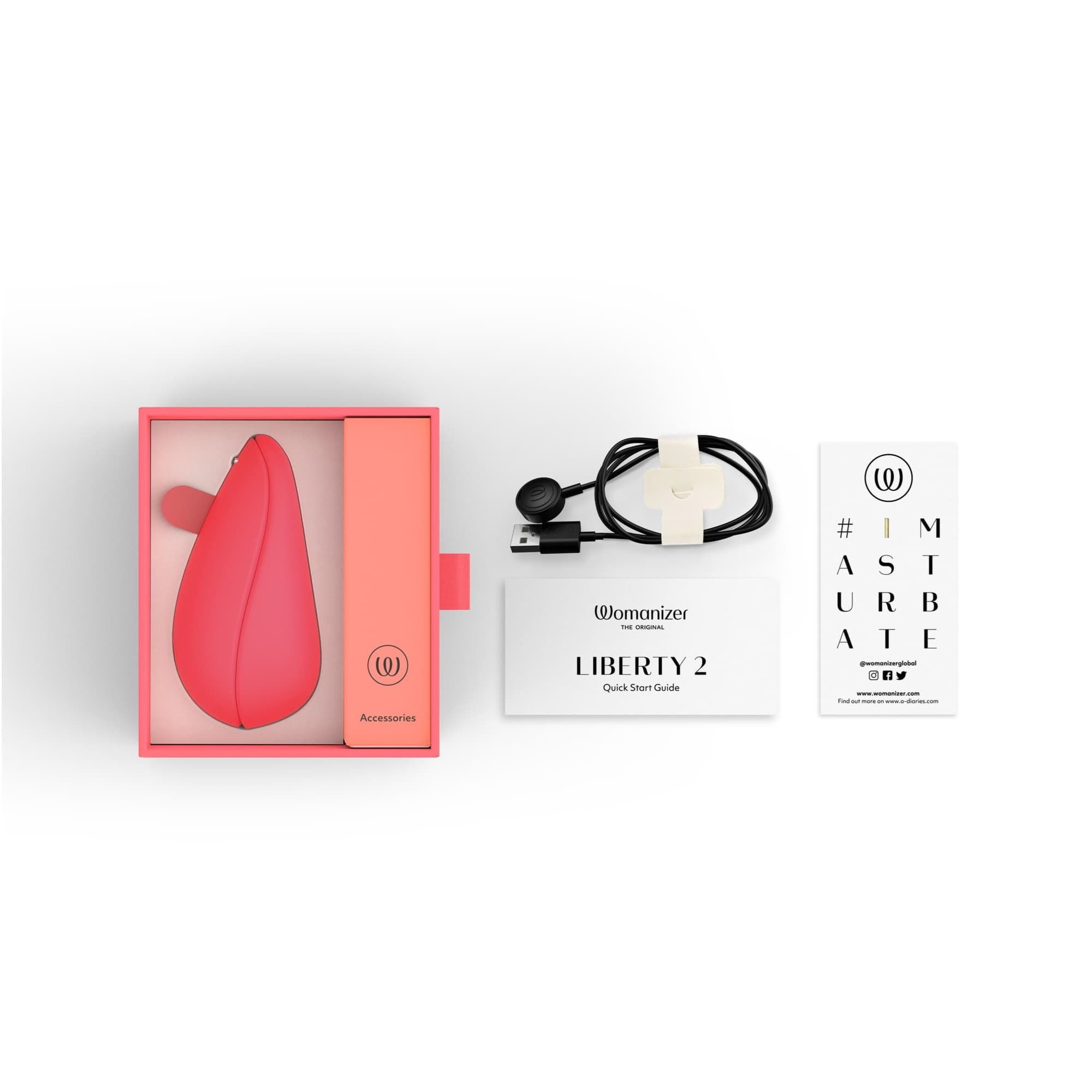 NEW! Womanizer Liberty 2 - компактный вакуумно-волновой стимулятор - Розовый NEW! Womanizer Liberty 2 - компактный вакуумно-волновой стимулятор - Розовый