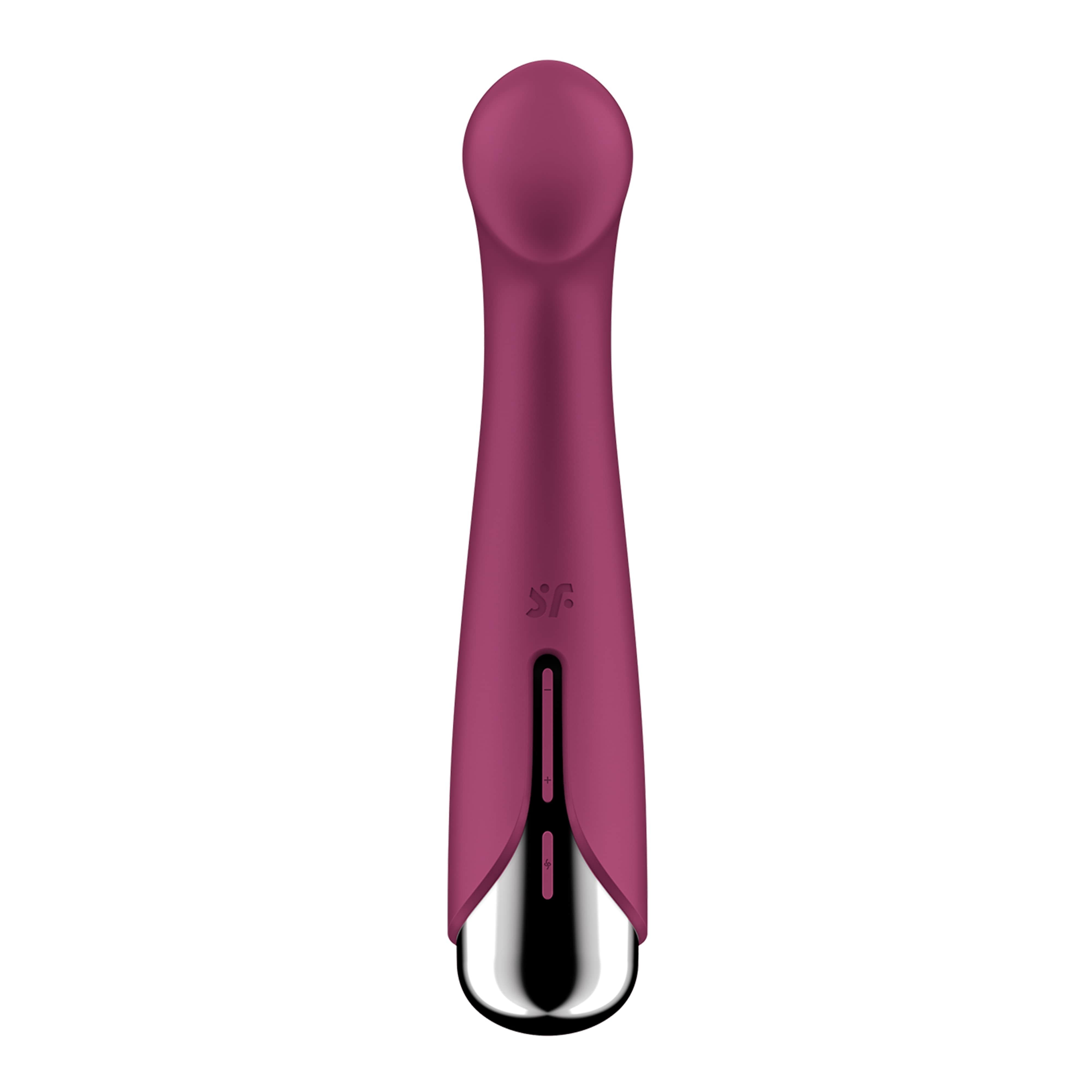 Spinning G-Spot 1 Satisfyer - вибратор для точки G с ротацией - Винный Spinning G-Spot 1 Satisfyer - вибратор для точки G с ротацией - Винный