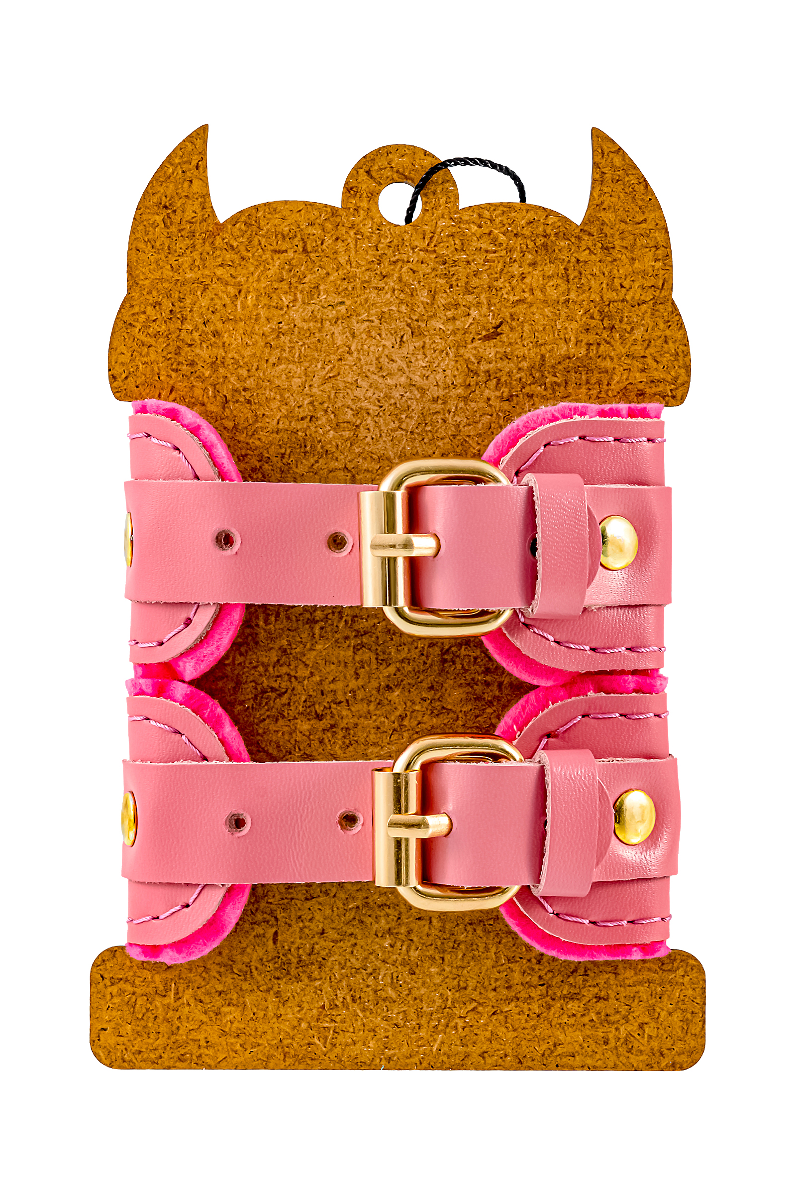 Оковы Pecado BDSM «МИНИ» (натуральная кожа) - Розовый Оковы Pecado BDSM «МИНИ» (натуральная кожа) - Розовый