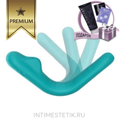 Умный вибромассажер Mystery Vibe Crescendo для пар - Бирюзовый Умный вибромассажер Mystery Vibe Crescendo для пар - Бирюзовый