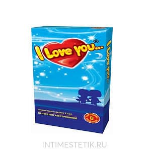 Презервативы "I LOVE YOU" № 12 Презервативы "I LOVE YOU" № 12