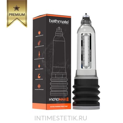 Гидропомпа HYDROMAX8 для улучшения эрекции и увеличения члена - Прозрачный (CRYSTAL) Гидропомпа HYDROMAX8 для улучшения эрекции и увеличения члена - Прозрачный (CRYSTAL)