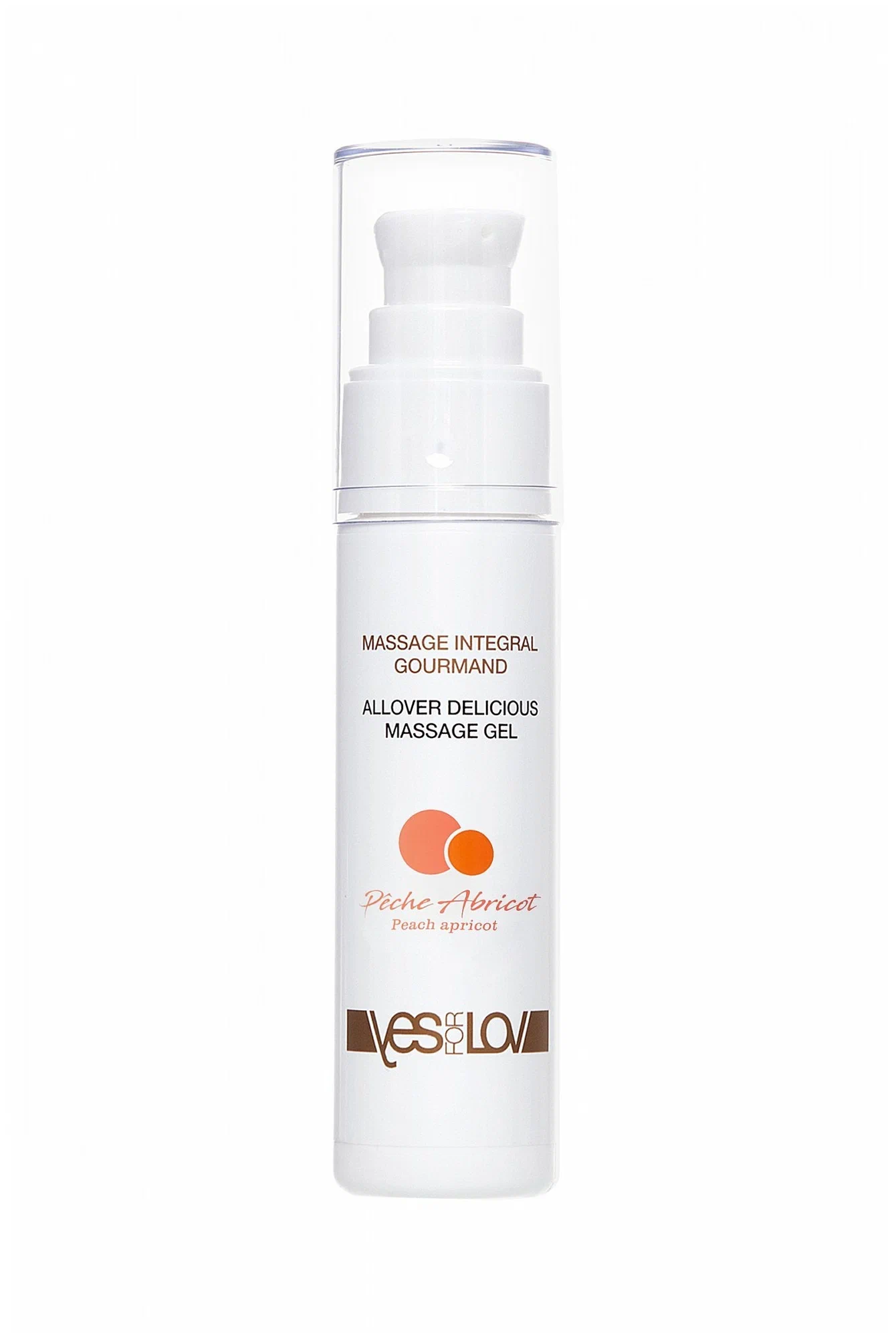 Интимный гель 3в1 YESforLOV Allover Delicious massage gel - PEACH APRICOT