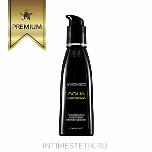 Лубрикант для чувствительной кожи Wicked Aqua Sensitive, 120 мл