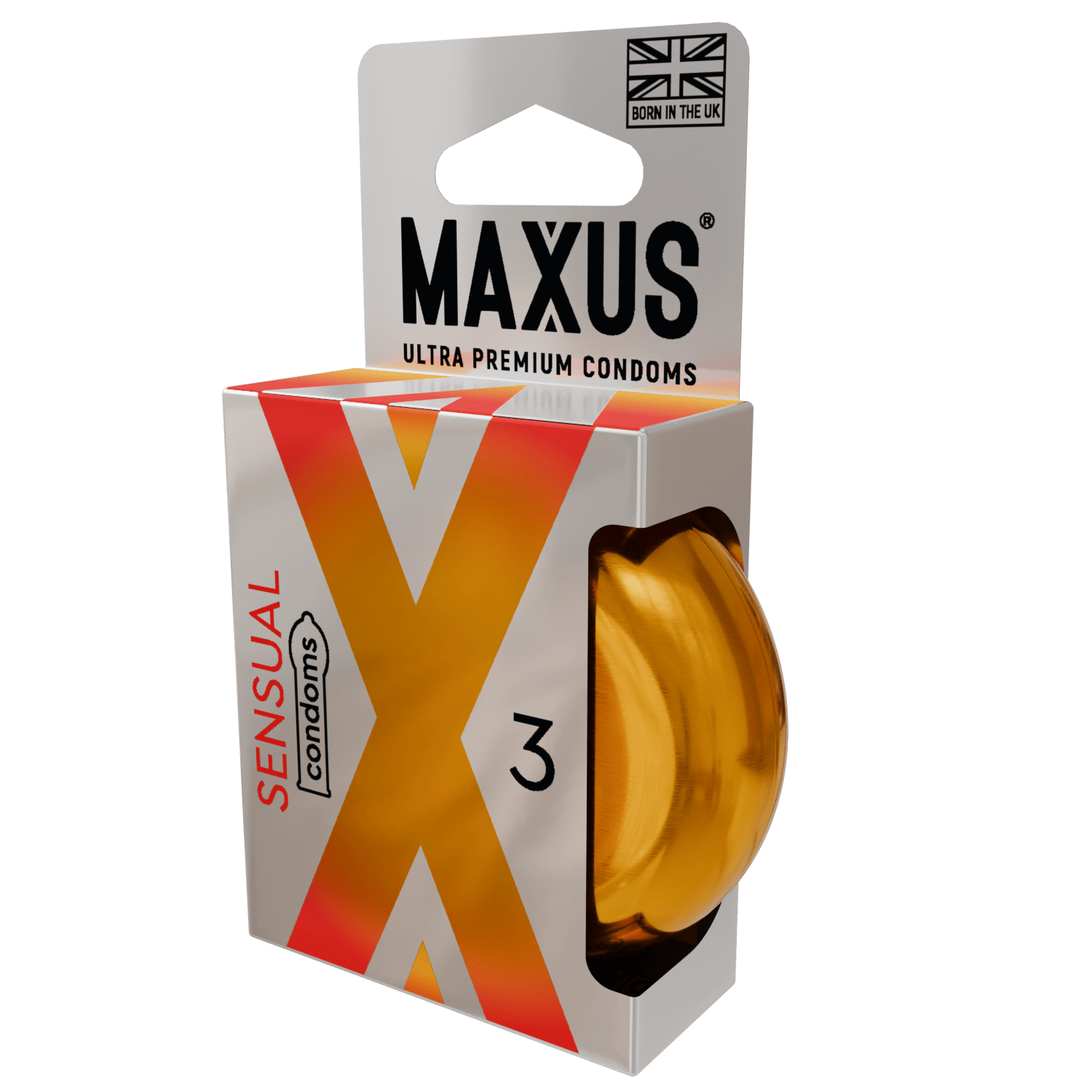 Презервативы анатомические MAXUS Sensual + железный кейс - 3 шт. Презервативы анатомические MAXUS Sensual + железный кейс - 3 шт.
