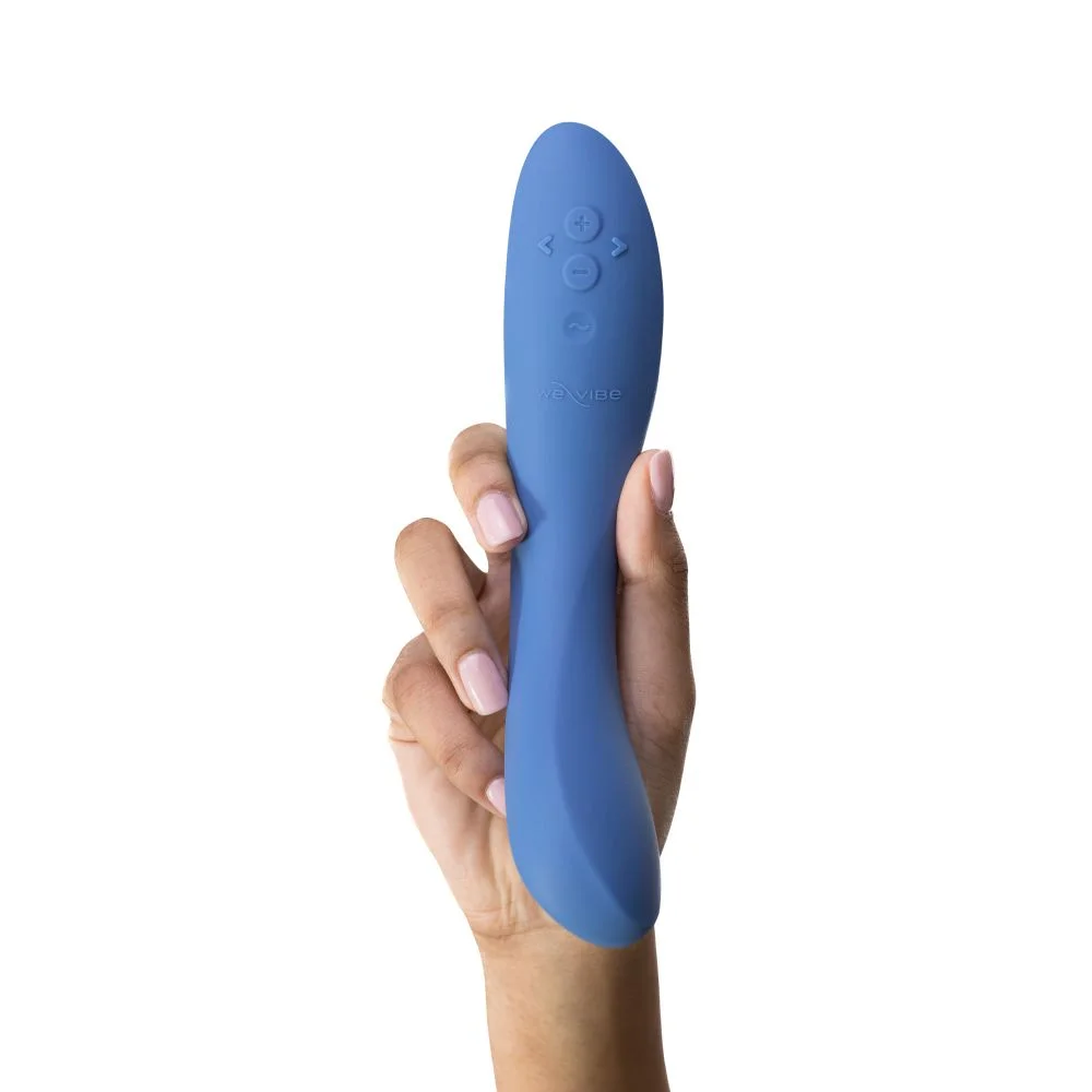 NEW! We-Vibe Rave 2 - смарт-вибратор для точки G - Голубой NEW! We-Vibe Rave 2 - смарт-вибратор для точки G - Голубой