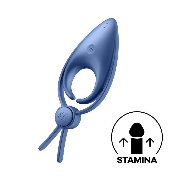 Двойное виброкольцо Satisfyer Sniper (лассо) для члена - Синий Двойное виброкольцо Satisfyer Sniper (лассо) для члена - Синий