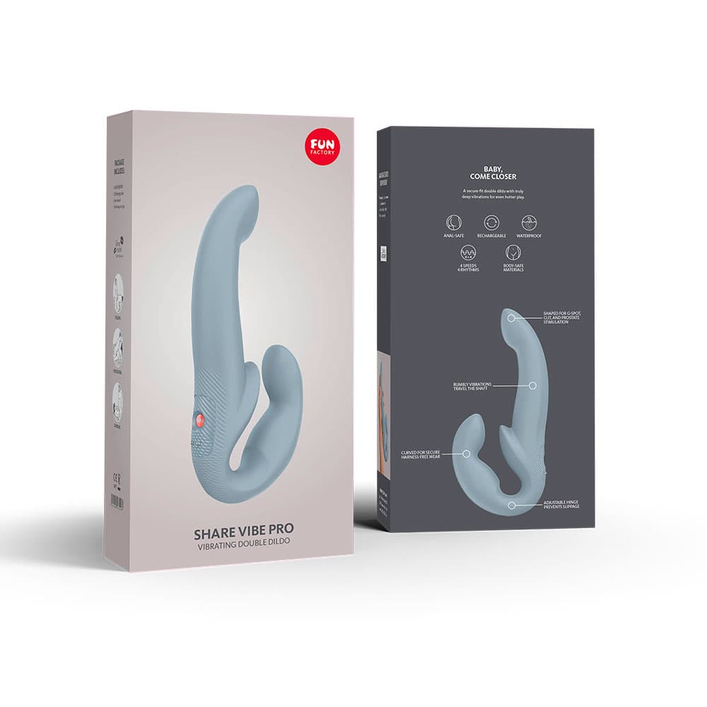 Вибратор Fun Factory SHAREVIBE PRO - Серый Вибратор Fun Factory SHAREVIBE PRO - Серый