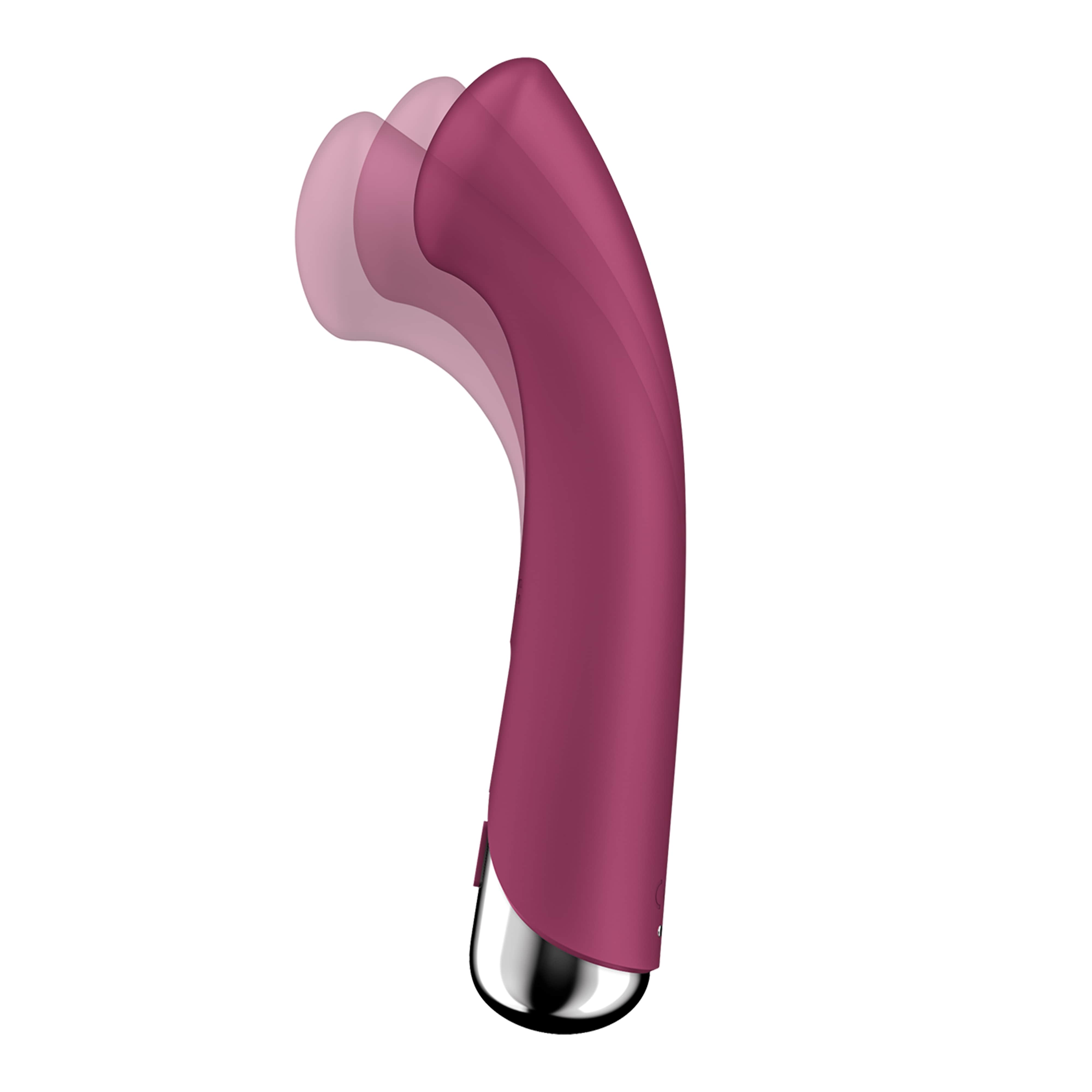 Spinning G-Spot 1 Satisfyer - вибратор для точки G с ротацией - Винный Spinning G-Spot 1 Satisfyer - вибратор для точки G с ротацией - Винный
