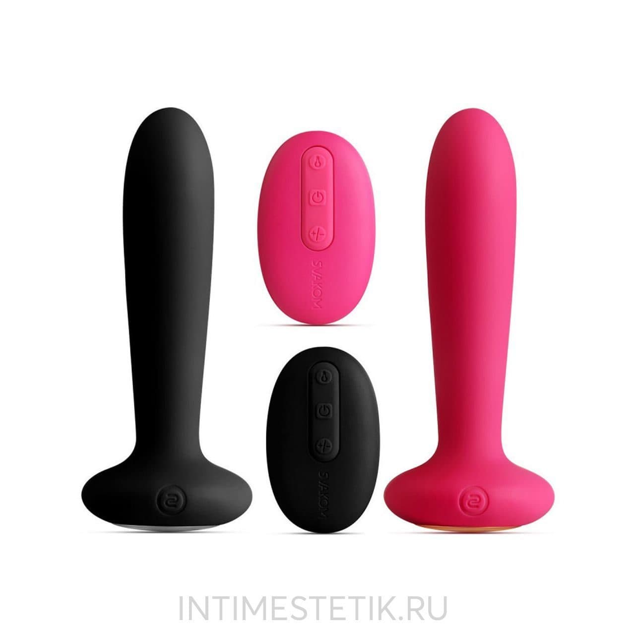 Анально-вагинальный вибратор Primo Svakom - черный