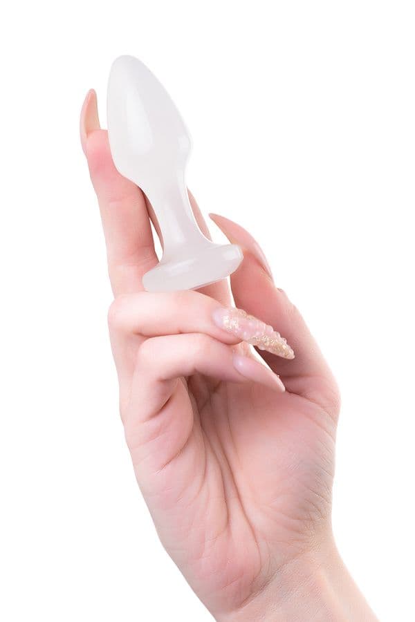 Светящаяся в темноте анальная втулка TOYFA из акрила - Размер S Светящаяся в темноте анальная втулка TOYFA из акрила - Размер S