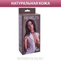 Поводок и чокер с кольцом Sofi Brown Rebelts Поводок и чокер с кольцом Sofi Brown Rebelts