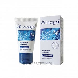 Гель-любрикант Услада с серебром 30 мл