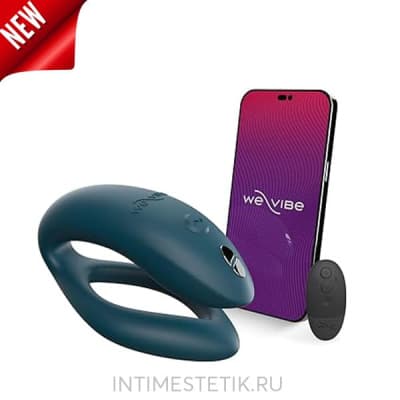 New! We-Vibe Sync O - интерактивный вибратор для пар + пульт ДУ - Морская волна - Мятая упаковка New! We-Vibe Sync O - интерактивный вибратор для пар + пульт ДУ - Морская волна - Мятая упаковка