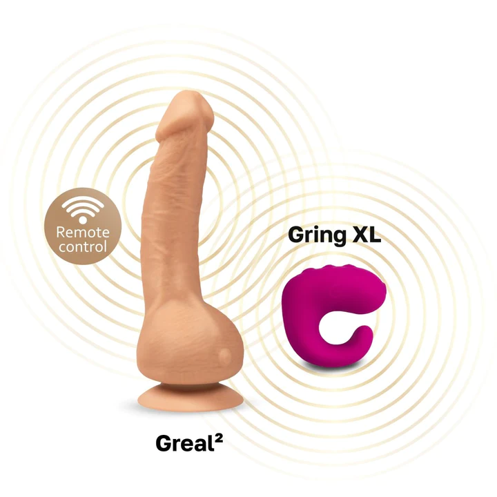 Реалистичный вибратор Gvibe Greal - Телесный Реалистичный вибратор Gvibe Greal - Телесный