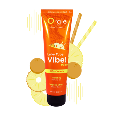 Возбуждающая смазка Orgie Lube Tube Vibe - Пина Колада Возбуждающая смазка Orgie Lube Tube Vibe - Пина Колада