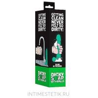 Мыло в виде пениса на присоске (светится в темноте)