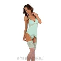 Комплект Persinne Mint (корсет, трусики и чулки) Комплект Persinne Mint (корсет, трусики и чулки)
