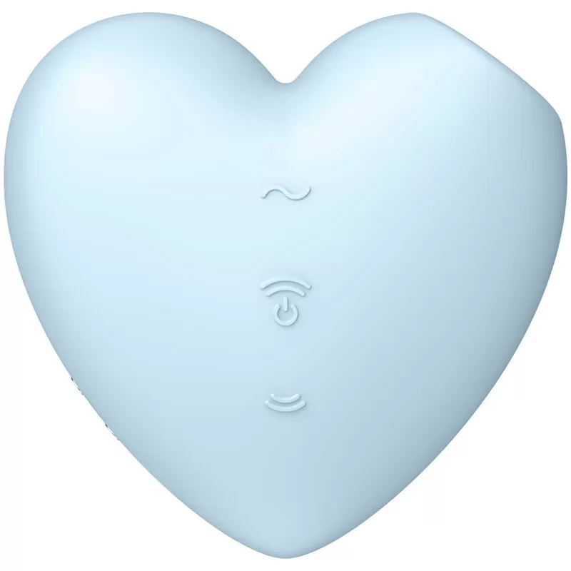 Satisfyer Cutie Heart - вакуумный стимулятор с вибрацией - Голубой Satisfyer Cutie Heart - вакуумный стимулятор с вибрацией - Голубой