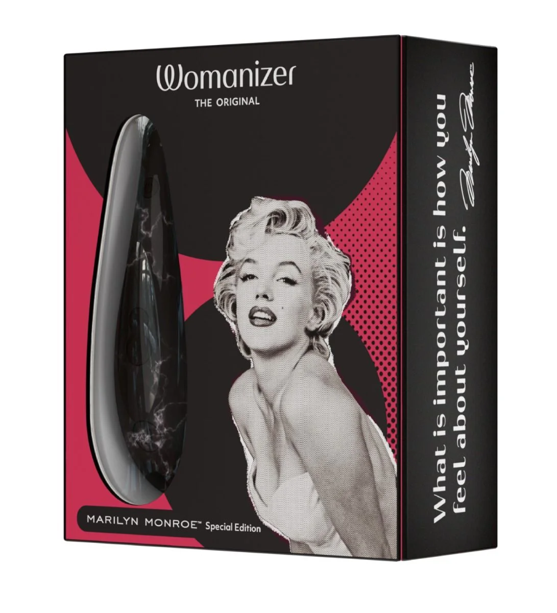 Womanizer Classic 2 х Marilyn Monroe - лимитированная серия - Черный мрамор Womanizer Classic 2 х Marilyn Monroe - лимитированная серия - Черный мрамор
