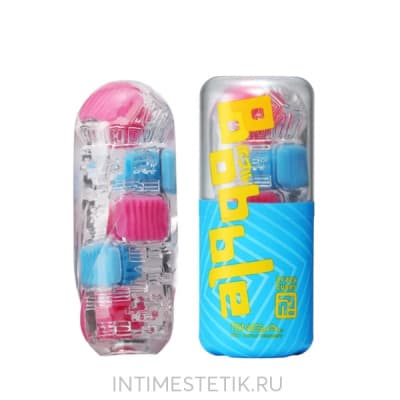 Мастурбатор Tenga Bobble с объемными внутренними деталями - Crazy Cubes