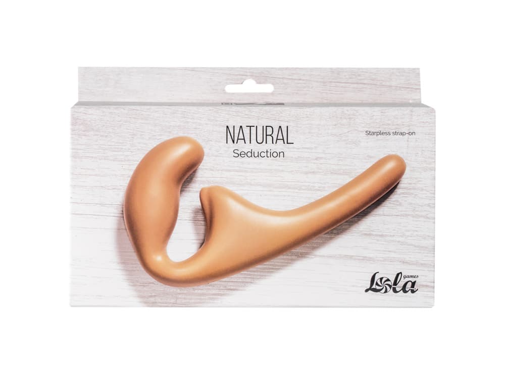 Безремневой анальный страпон NATURAL SEDUCTION - Телесный Безремневой анальный страпон NATURAL SEDUCTION - Телесный