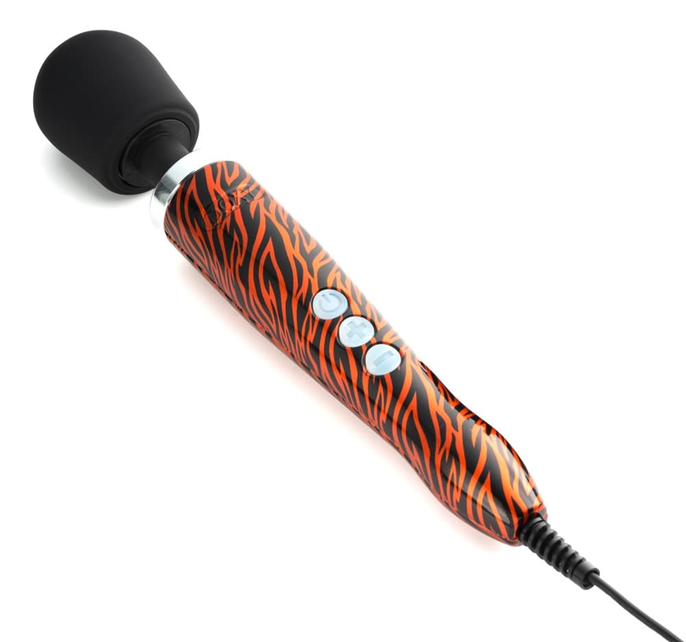 Doxy Die Cast Wand Massager - вибромассажер с алюминиевым корпусом - Тигр Doxy Die Cast Wand Massager - вибромассажер с алюминиевым корпусом - Тигр