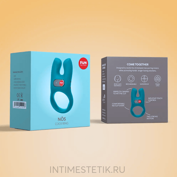 Эрекционное кольцо NOS Fun Factory - Зеленый