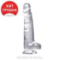 Прозрачный дилдо INTERGALACTIC ROCKET