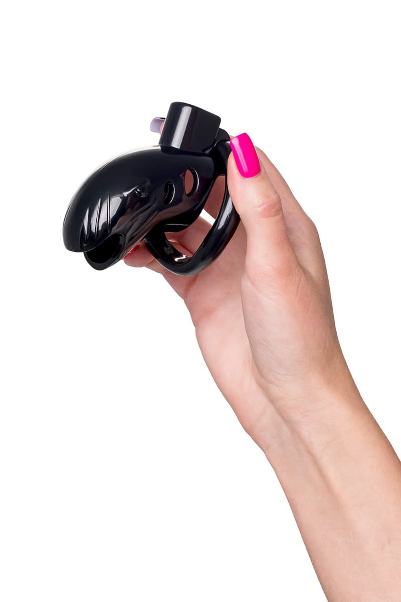 Мужской пояс верности BLACK&RED BY TOYFA пластиковый - Черный