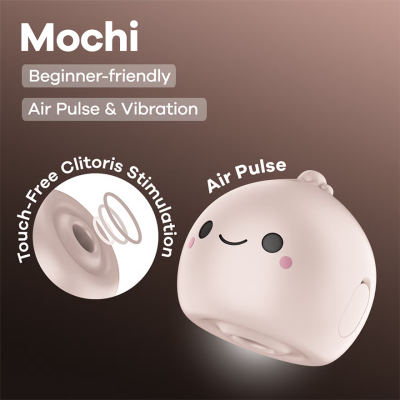 Satisfyer Mochi - вакуумный стимулятор с вибрацией - Бежевый