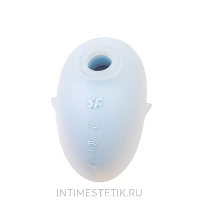 Satisfyer Cutie Ghost - вакуумный стимулятор с вибрацией - Мягкая упаковка (Голубой) Satisfyer Cutie Ghost - вакуумный стимулятор с вибрацией - Мягкая упаковка (Голубой)