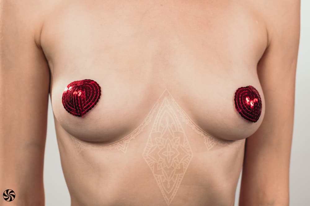 Пэстисы BURLESQUE RAND - Красный