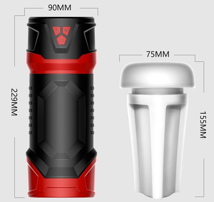 Мастурбатор с эффектом минета и вибрацией Erocome Leo