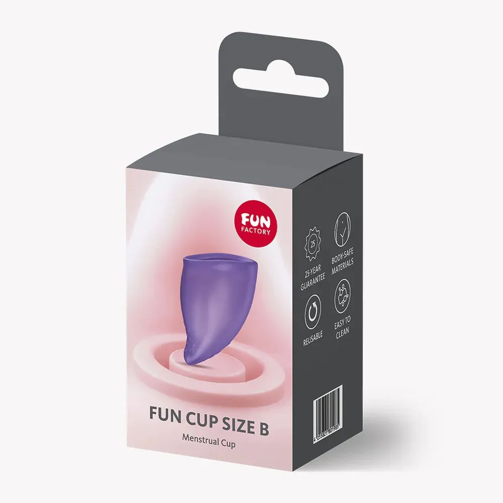 Менструальные чаши FUN CUP (Size B: 30 мл) - Фиолетовая