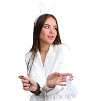 Карнавальный набор «Я твоя зайка» (ободок с ушками, наручники, подвязка) Карнавальный набор «Я твоя зайка» (ободок с ушками, наручники, подвязка)