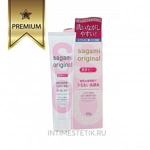 Гель-смазка Sagami Original 60 г с добавлением гиалуроновой кислоты