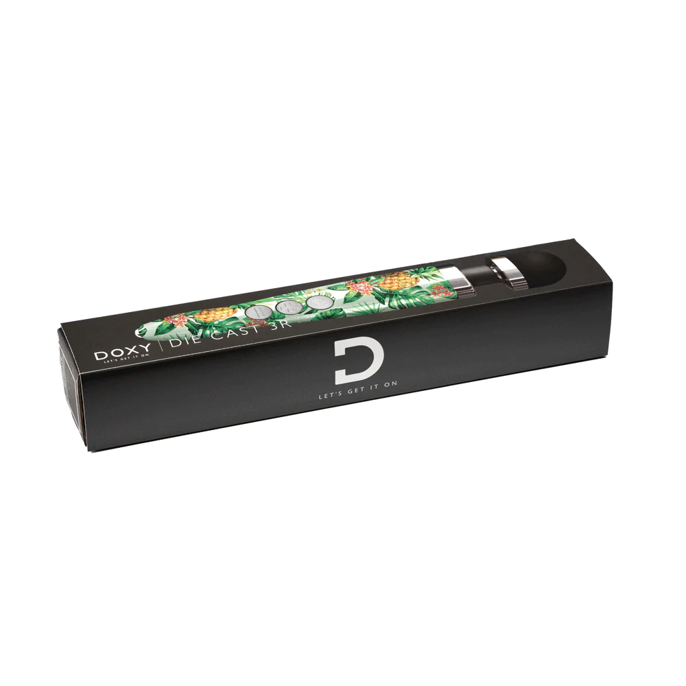 Doxy Die Cast 3r - беспроводной мощный массажер-ванд (перезаряжаемый) - Ананас Doxy Die Cast 3r - беспроводной мощный массажер-ванд (перезаряжаемый) - Ананас