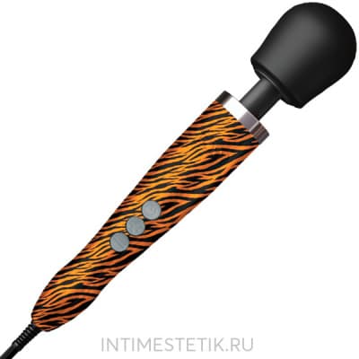 Doxy Die Cast Wand Massager - вибромассажер с алюминиевым корпусом - Тигр Doxy Die Cast Wand Massager - вибромассажер с алюминиевым корпусом - Тигр