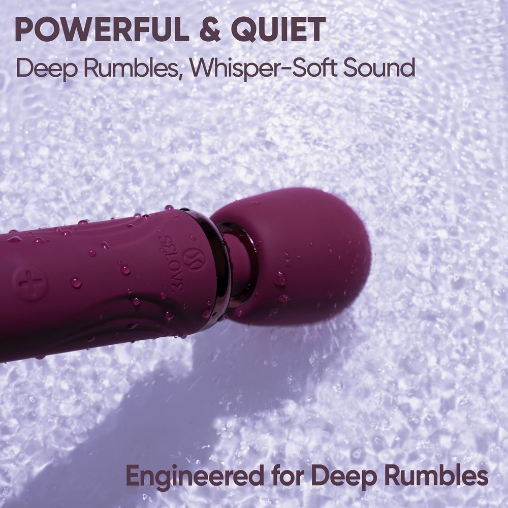 Selove Vela - мощный массажер-wand для всего тела - Винный