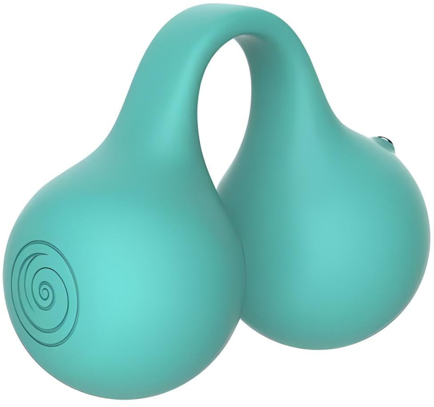 SVIBE Twinn — вибростимулятор с эффектом давления - Бирюзовый