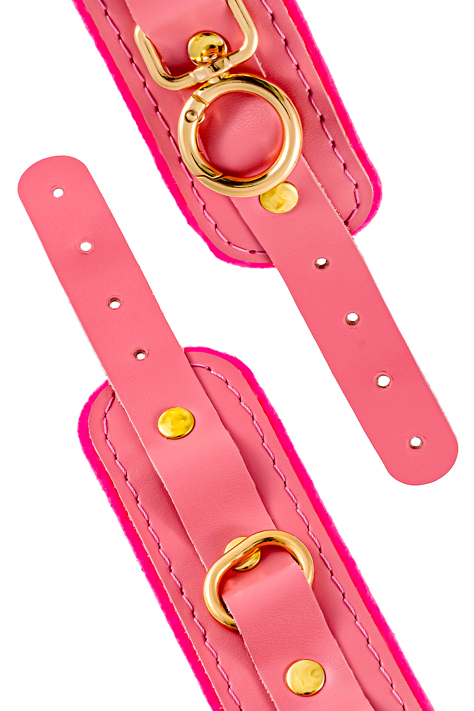 Оковы Pecado BDSM «МИНИ» (натуральная кожа) - Розовый Оковы Pecado BDSM «МИНИ» (натуральная кожа) - Розовый