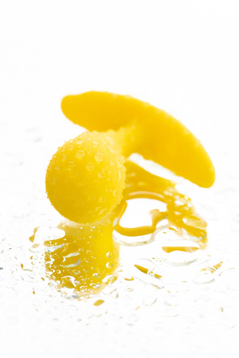 Маленькая анальная пробка TODO BLOB - Желтый