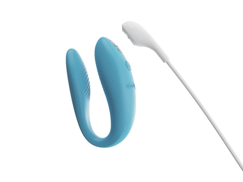 New! We-Vibe Sync Go - интерактивный вибратор для пар в кейсе для поездок - Морская волна New! We-Vibe Sync Go - интерактивный вибратор для пар в кейсе для поездок - Морская волна