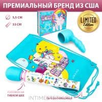 LE WAND UNICORN - (лимитированная люкс-серия) мощный вибратор с насадкой