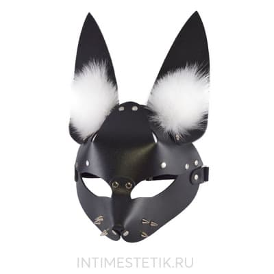Маска Зайка с мехом SITABELLA - Черный Маска Зайка с мехом SITABELLA - Черный